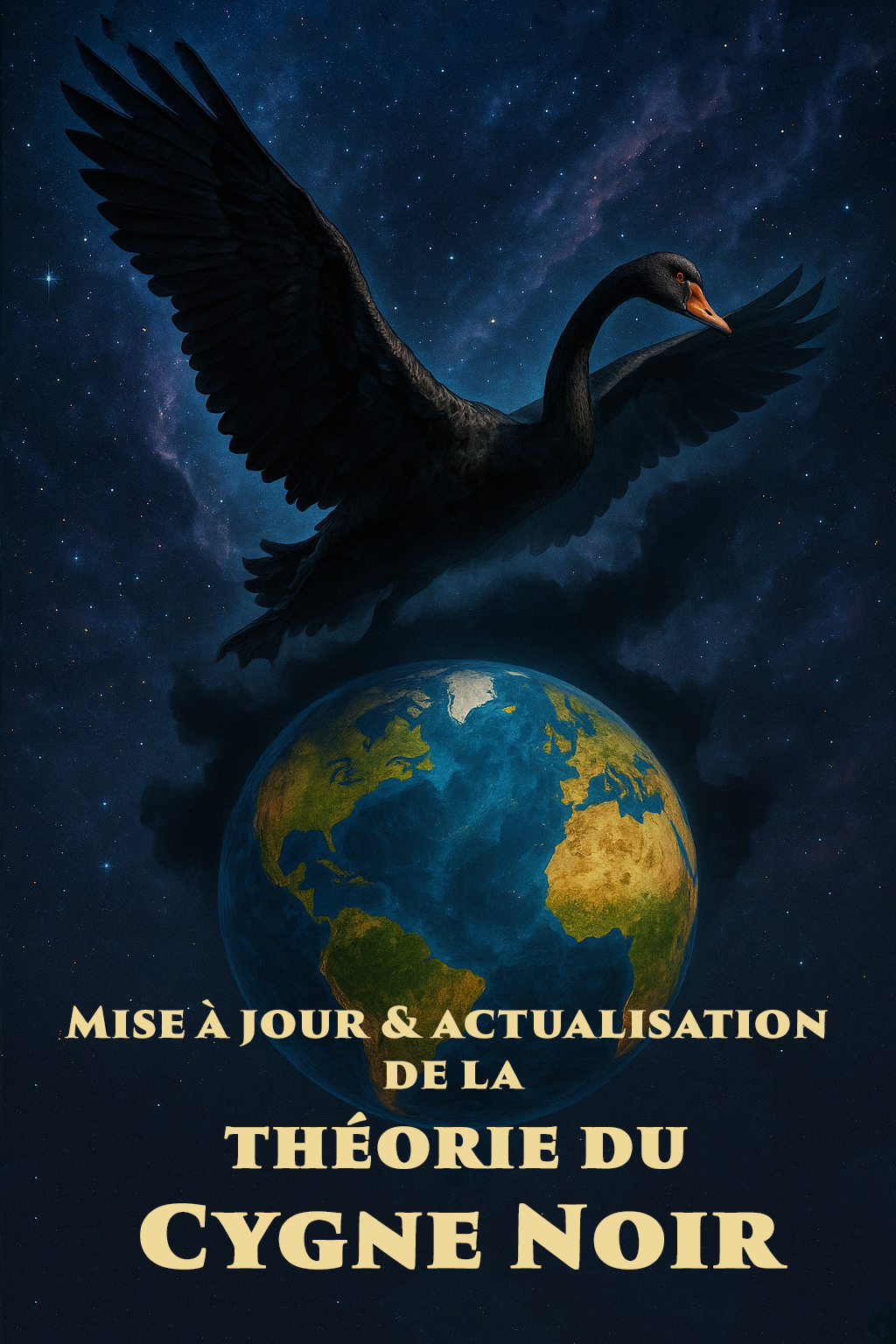 Couverture: Un cygne noir volant au-dessus de la Terre - Mise à jour et actualisation de la théorie du Cygne Noir